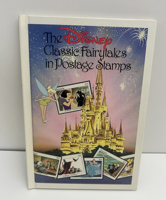 The Disney Classic Fairytales in Postage Stamps Book Hardcover *Read