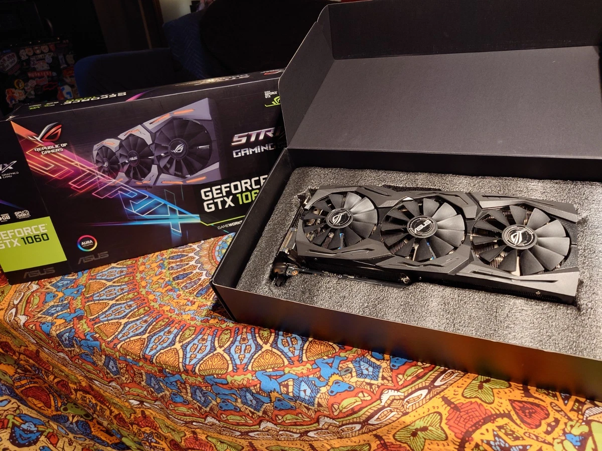 ASUS NVIDIA GeForce GTX 1060 6 GB Memory Computer Graphics Cards
