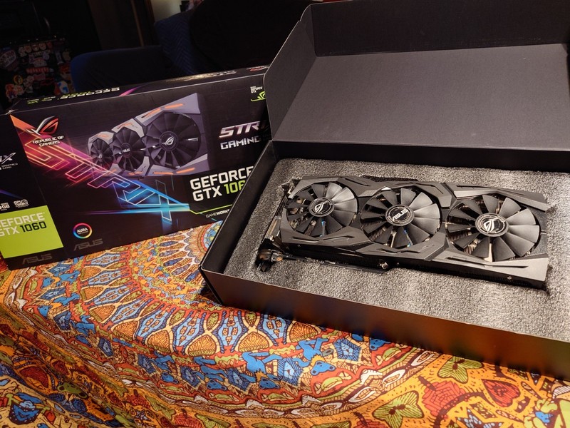 ASUS Strix Nvidia GeForce GTX 1060 6GB GDDR5 Graphics Card TESTED WORKING