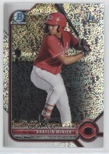 2022 Bowman Chrome Prospects Speckle Refractor 22/299 Braylin Minier #BCP-93 0a6