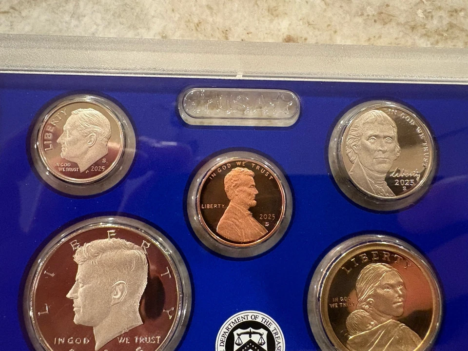 2025 S US Mint Proof Set – 10 Coin Set with COA & Government packaging (25RG) - Image 2 of 3