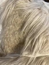 Pottery Barn Mongolian Patchwork Faux Fur Bean Bag cover only New wo tag