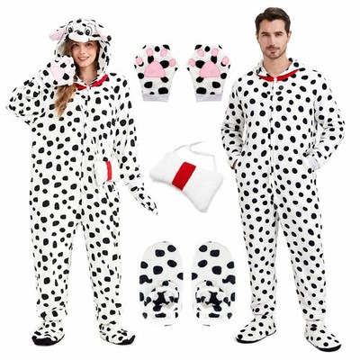 Animal Costume Womens Mens Animal Onesie Adult One Piece Pyjamas Pajamas J...