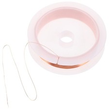 Enameled Copper Magnet Wire: 164 Feetx0.2mm High Temperature Winding Wire for