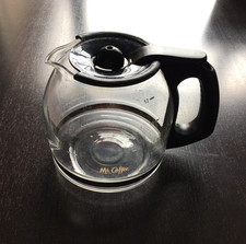 Mr. Coffee 12 Cup Replacement Glass Carafe Black Coffee Pot