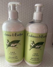 2,CRABTREE EVELYN LILY BODY LOTION 16.9FLOZ LOT OF 2PIECES