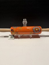 Royal Hand Made Floral Rolling Pin 17.8&rdquo; Orange Decorative