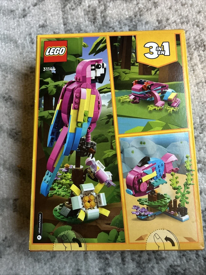 LEGO Creator 3in1 Exotic Pink Parrot (31144) NEW SEALED RETIRED 🦜 - Image 2 of 4