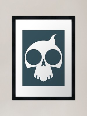 Ghost Hacker Framed Art Print Framed Wall Art Poster Canvas Print Picture