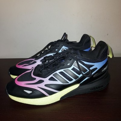 Adidas Men's Sneakers 11.5M ZX 2K Boost 2.0 Low Top Lace Up Black Multi Gradient