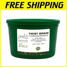 Pure O Natural Conditioning Hair Gel 64 Ounce - Alcohol-Free