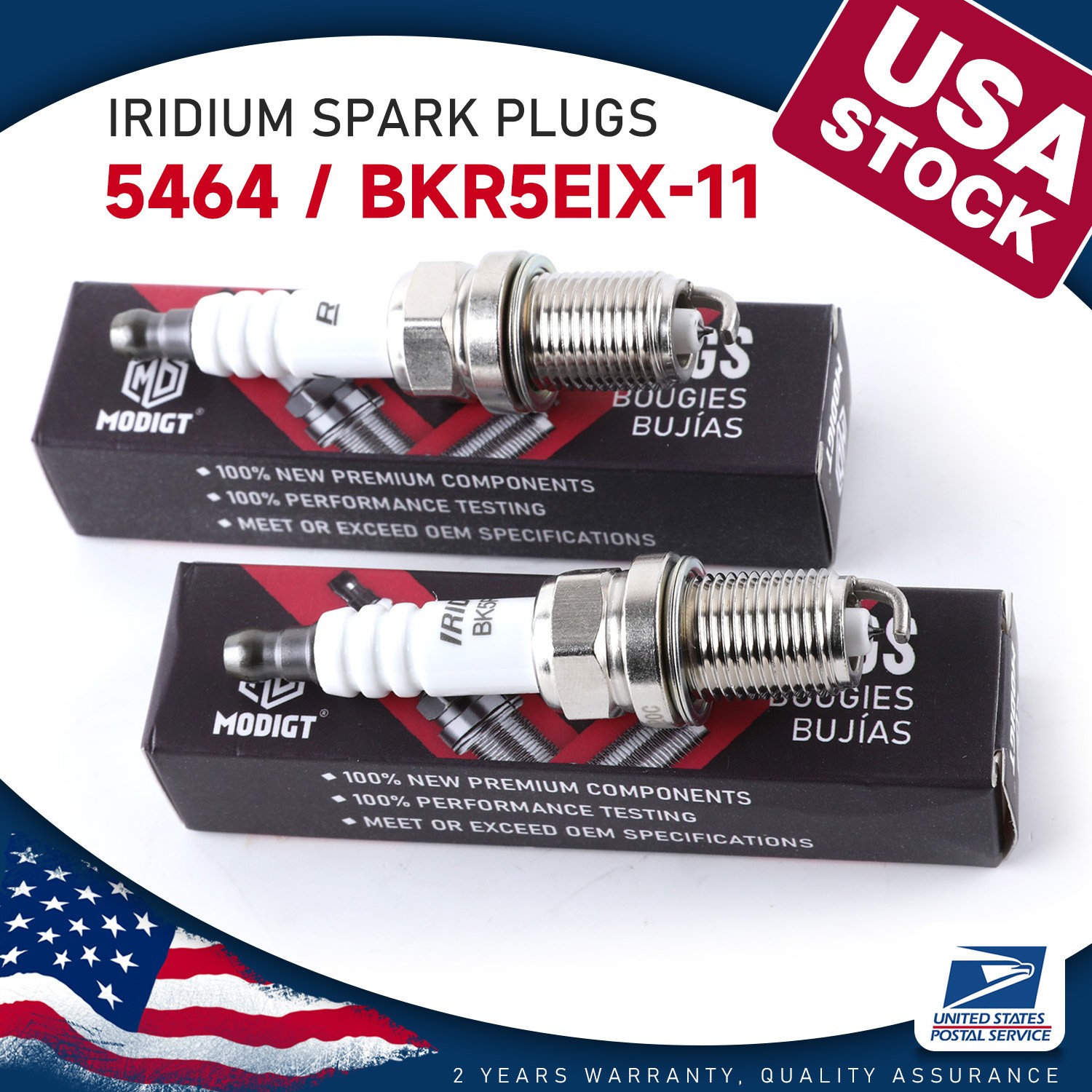 For NGK BKR5EIX-11 SPARK High Performance Spark Plugs For Nissan Honda Toyota