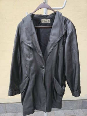 Herren Mantel Vintage Echtleder