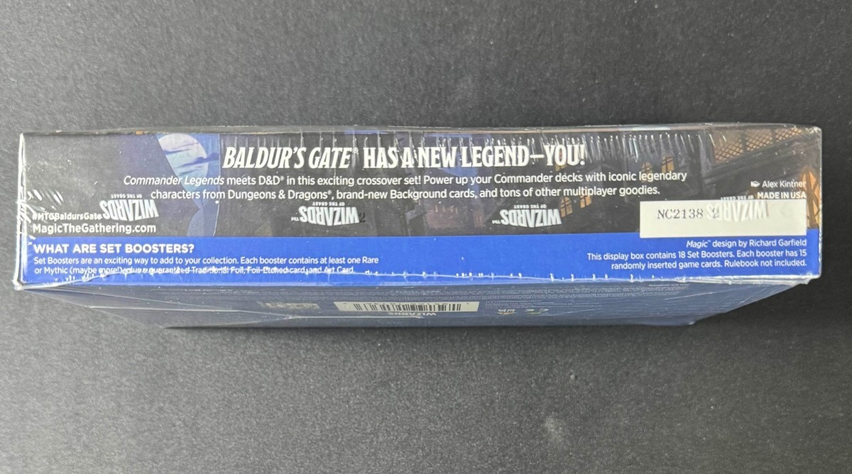 commander legends battle for baldur's gate set booster box Commander Legends Battle for Baldur's Gate MTG Set Booster Box New Sealed