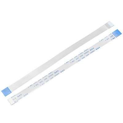 Flexible Flat Cable, 15 Pins 0.5mm Pitch 150mm FPC FFC Ribbon Cable 10Pcs(B Type