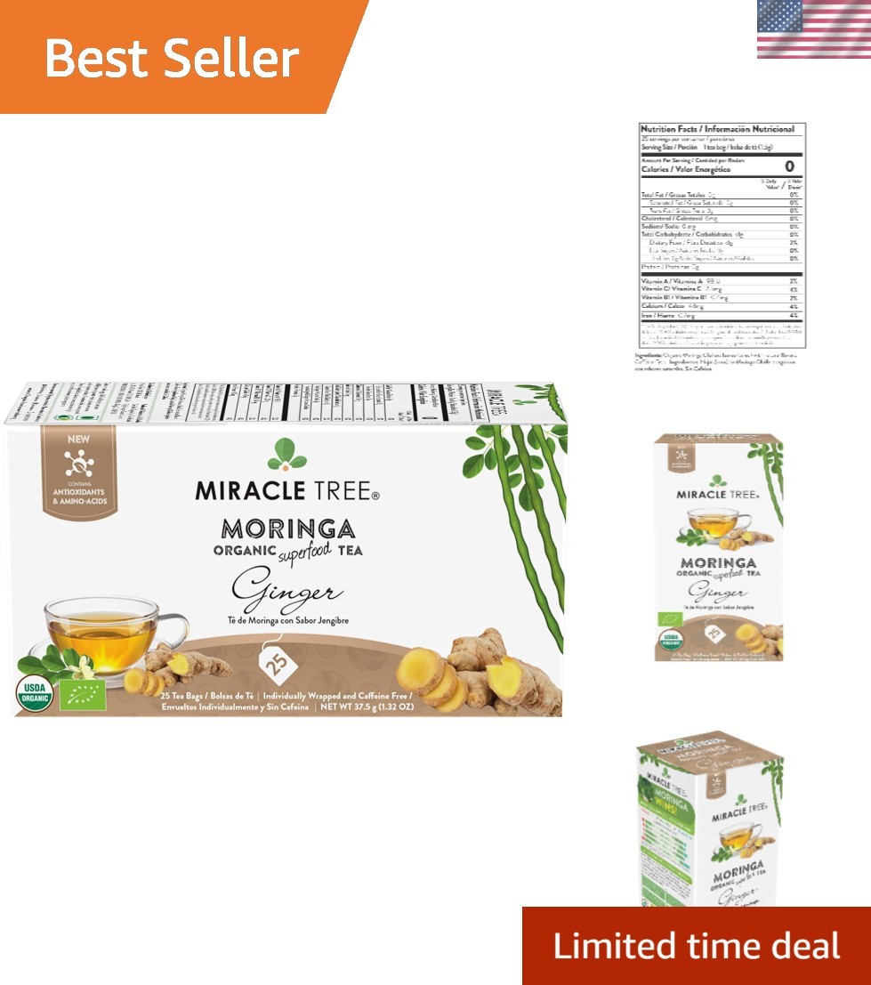 , 25 Individually Sealed Tea Bags, Ginger Keto, ...