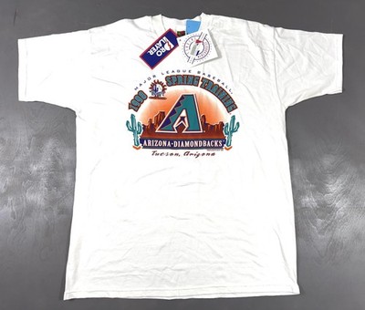 Vintage Arizona Diamondbacks Spring Training Shirt Mens 2XL White MLB Baseball
