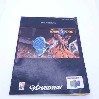 NBA Hang Time   Nintendo 64 N64 Anleitung   Instruction Booklet