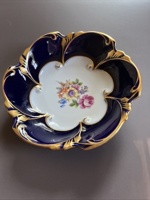Echt Kobalt JLMenau 5 1/2 Inch Bowl Made In Germany
