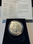 2011 W American Eagle 1 Oz Silver Uncirculated Coin & COA