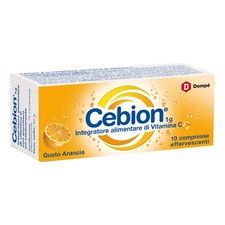 Cebion Effervescente Vit C Arancia 10 Compresse Effervescenti