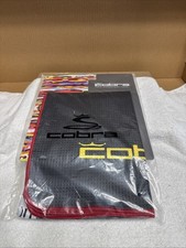 Brand New Cobra Golf Tour Microfiber Towel 39x14 Black And Multi Color