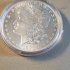 Morgan 1891 Carson City Silver Dollar $1 Coin 0.9 Fineness Uncertified