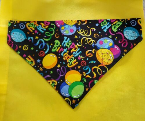 DOG BANDANNA OVER THE COLLAR HAPPY BIRTHDAY PARTY BALLOON BUY 5 GET 1 FREE - Picture 1 of 2
