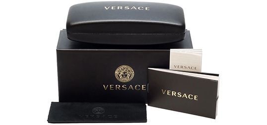 Versace Women's Transparent Violet Cat Eye Eyeglass Frames - VE3318-5353 - Italy