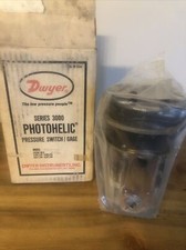 NEW Dwyer 3003 Photohelic Pressure Switch Gage 0-3  Water Range MAX 25 PSIG 117V