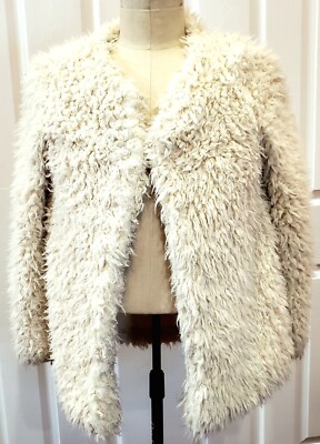 $64 H&M Jacket, Divided Faux Fur Jacket Sz 12 ($14.99)