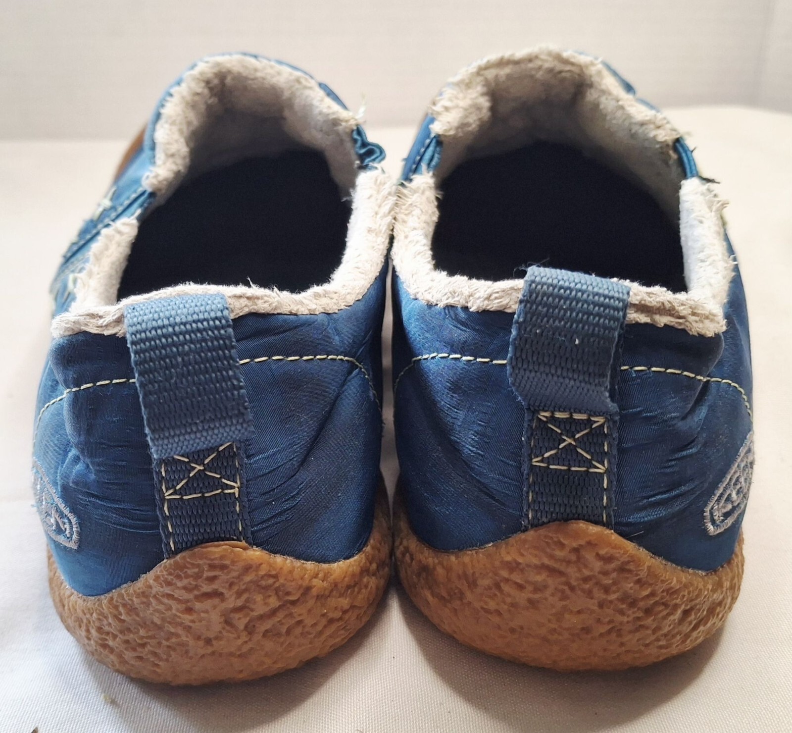 Keen Scarpe Trapuntate Slip On Donna Taglia 9 5 Blu Fodera Pelliccia Ecopelliccia Suola in Gomma...