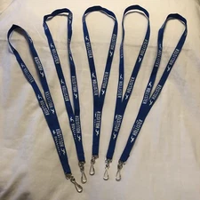 New 5 Hollister Jeans Promotional Neck Lanyard ID Badge Keychain Holder Vintage