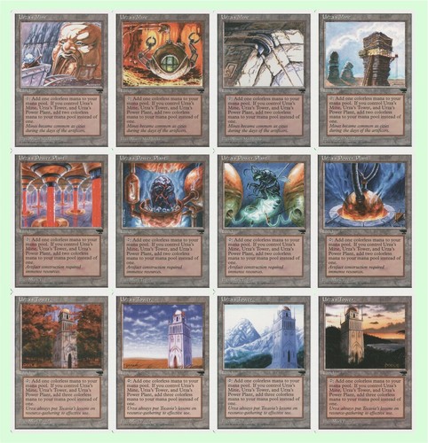 🃏 MTG: Chronicles (1995) • Je 4x Urza's Mine, Urza's Power Plant, Urza's Tower