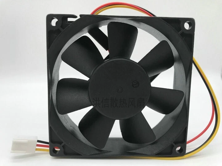 ADDA AD0824UB-A73GL 80*80*25MM 8025 DC24V 80mm 3-wire dedicated cooling fan 3pin - Image 3 of 3