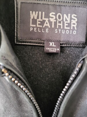 Wilsons Leather Pelle Studio Jacket Size XL | eBay