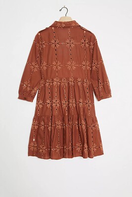 chocolate brown tunic dress Reiss
