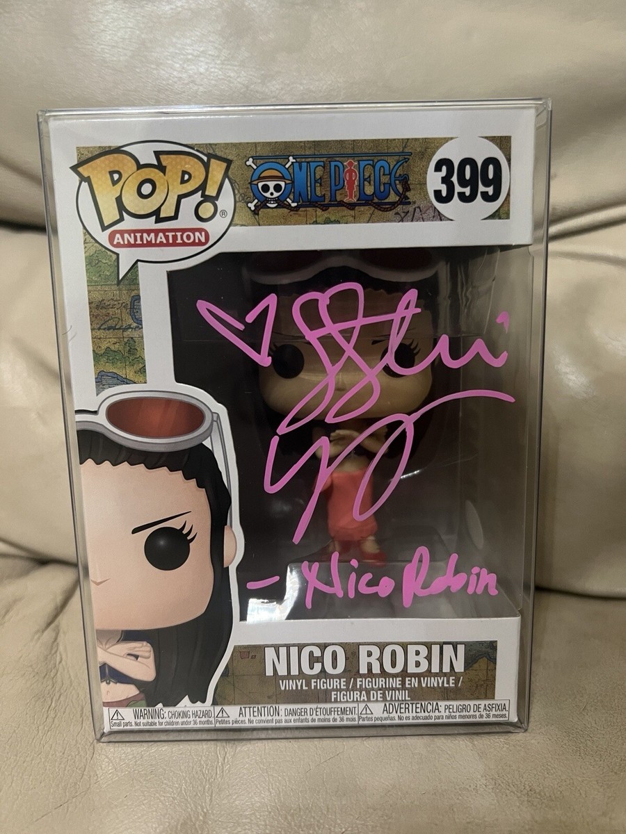 ONE PIECE Nico Robin Autograph Signed Funko Pop #399 JSA CoA With