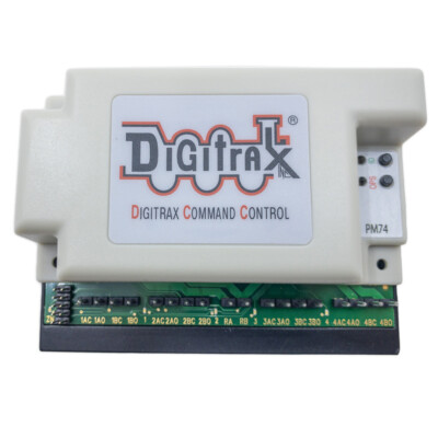 NEW Digitrax PM74 Power Manager w/Occ.&Trans. Det. 4 sub-districts FREE US SHIP
