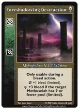Foreshadowing Destruction Fifth Edition V5 2020 V:TES VTES Vampire CCG