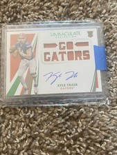 KYLE TRASK 2021 PANINI IMMACULATE EMERALD AUTO 1/5 FLORIDA GATORS