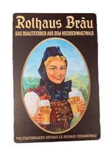 Blechschild Bier Rothaus Tannenzäpfle 20x30cm Vintage Schild Brauerei  Werbung