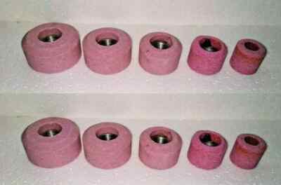 VALVE SEAT GRINDING STONES SET OF 10 PCS For B & D HOLDER 9/16'' Thread 80 Grit