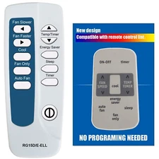 RCECAOSHAN Replacement for Frigidaire Air Conditioner Remote Control Model Nu...