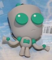 Invader Zim 3-d Figural Key Ring / Chain Gir Invader Zim 3-d Figural Key Ring / Chain Gir