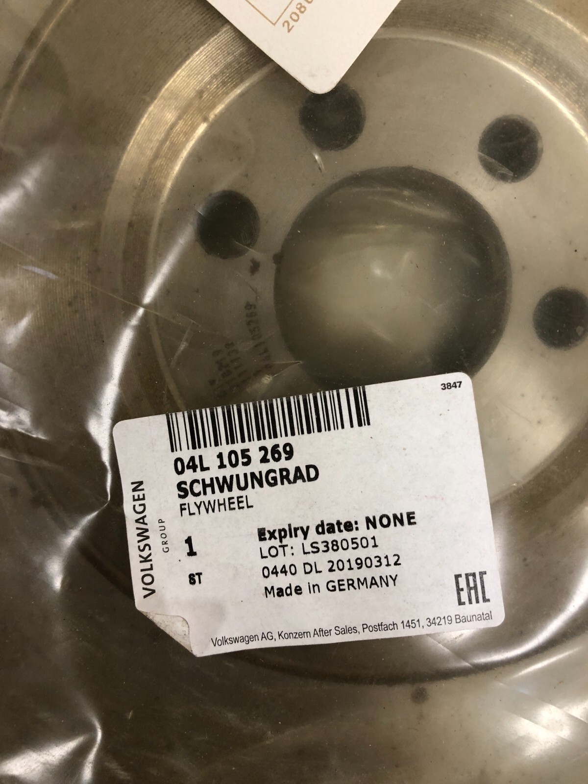 Genuine Volkswagen Flywheel 04L105269 | eBay 