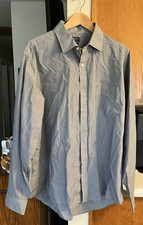 Arrow USA 1851 Classic Fit Men s Shirt Sz 17/-17 1/2 36/37 Black Print