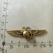 US Marine Corp Pilot Aviation Wing Badge Insignia USMC Aviator EGA full size 