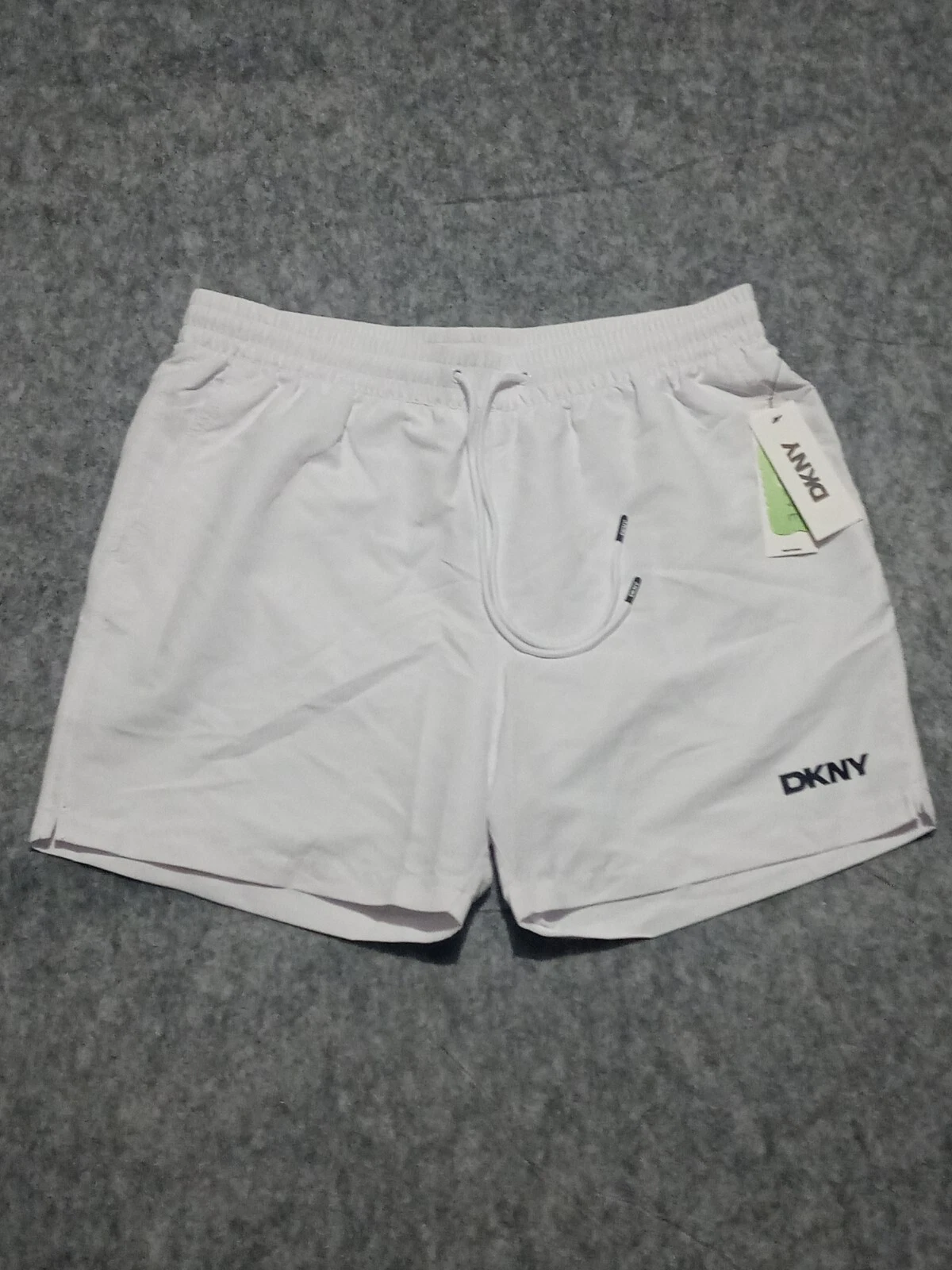 🔥 NWT DKNY Shorts UPF 40+ Quick Dry White Size Large