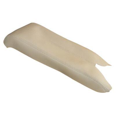Beige Microfiber Leather Center Console Lid Armrest Case for Acura 2007-2012 RDX